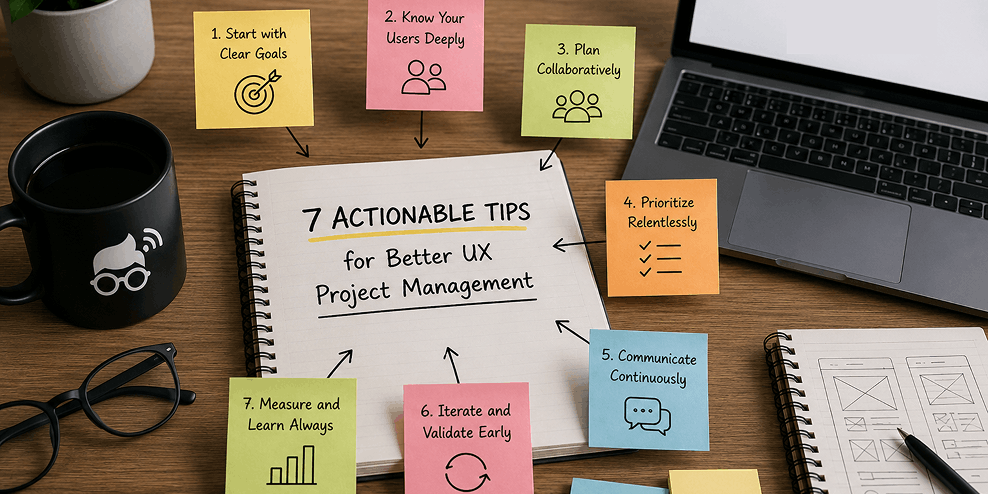 7 Actionable Tips for Better UX Project Management