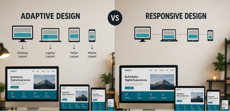 Adaptive vs Responsive Design