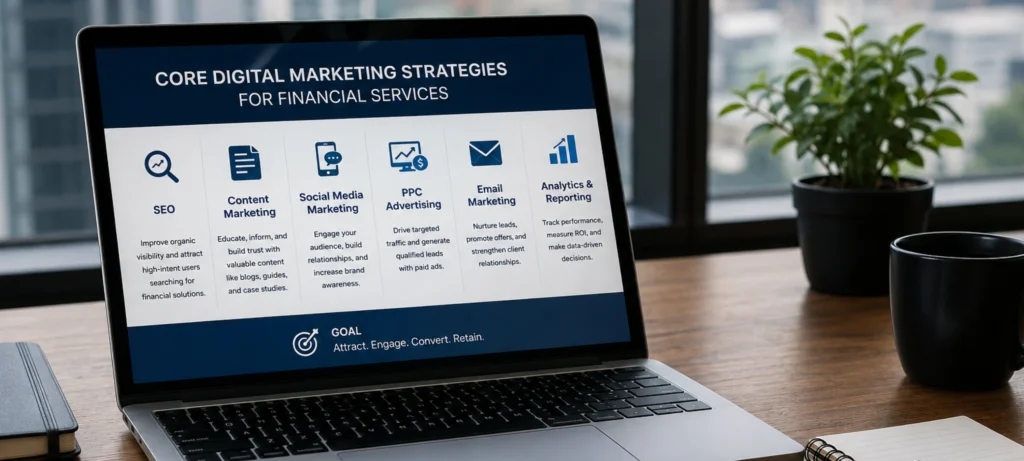Core Digital Marketing Strategies for Financial Services