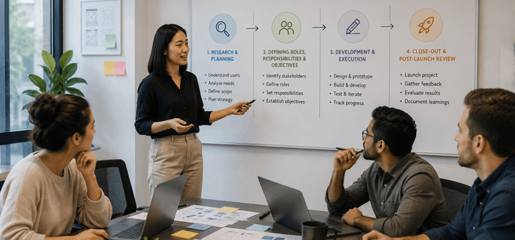 The 4 Phases of the UX Project Lifecycle