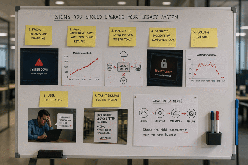 What Are The Key Signs You Should Upgrade Your Legacy System