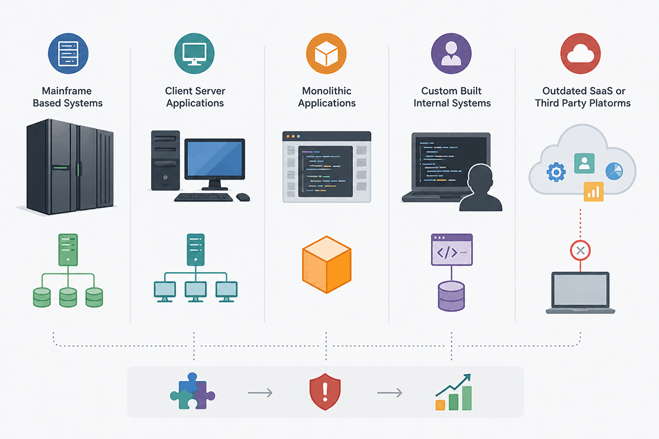 What Are The Types Of Legacy Systems