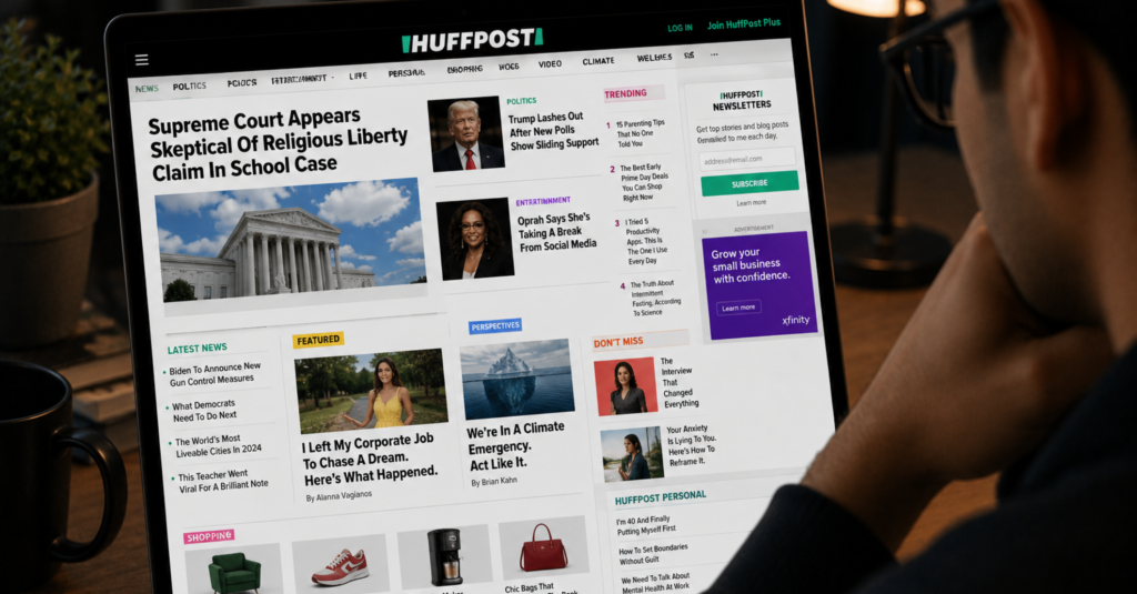 HuffPost_ A Layout That Breaks Its Own RulesHuffPost_ A Layout That Breaks Its Own Rules
