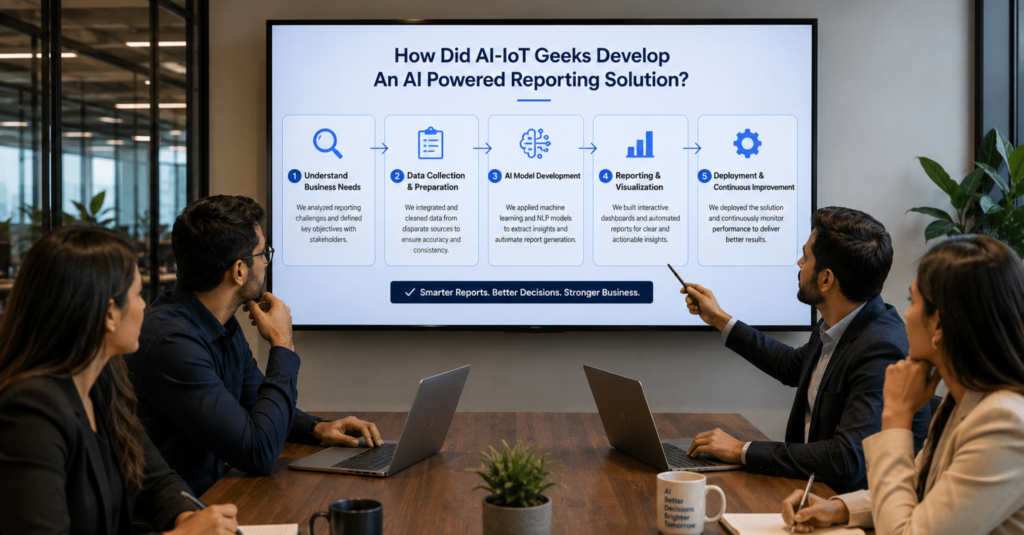 How Did AI-IoT Geeks Develop An AI Powered Reporting Solution
