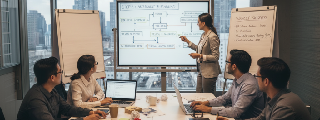 The step by step legacy erp migration process